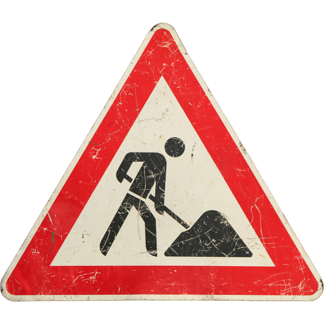 Baustelle Hinweis